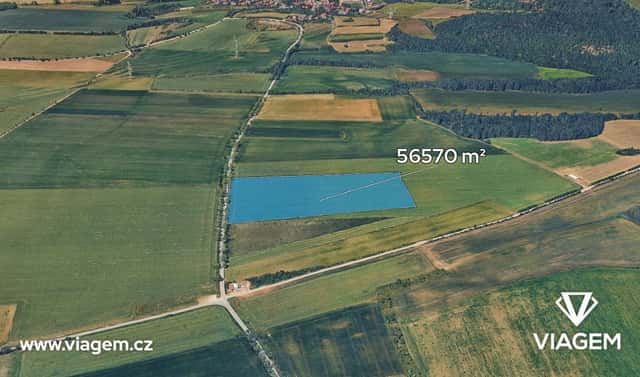 Prodej pole 9 428 m², Chýnice, okres Praha-západ