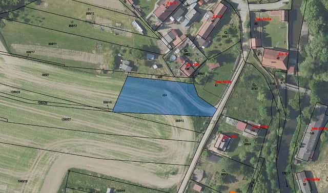 Prodej pole 378 m², Vlastějovice, okres Kutná Hora