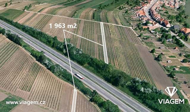 Prodej pole 1 963 m², Kostice, okres Břeclav