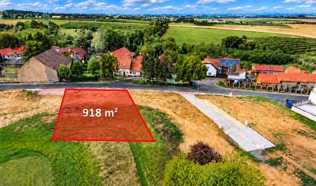Prodej stavebního pozemku 918 m², Vrátkov, okres Kolín