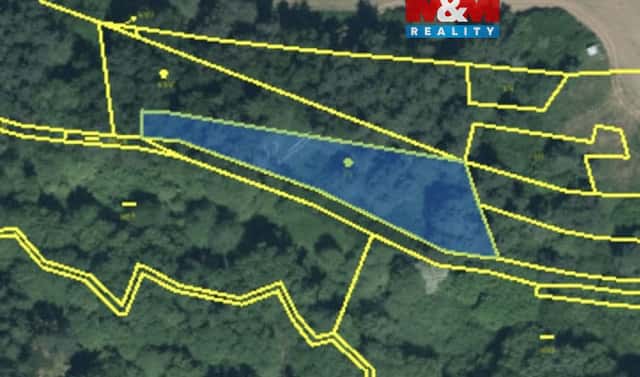 Prodej lesa 1 547 m², Jesenice – Podbořánky, okres Rakovník
