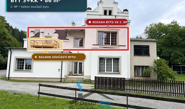 Prodej bytu 3+kk 86 m², Skuhrov nad Bělou, okres Rychnov nad Kněžnou