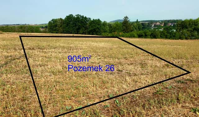Prodej pozemku 826 m², Bystřice, okres Benešov