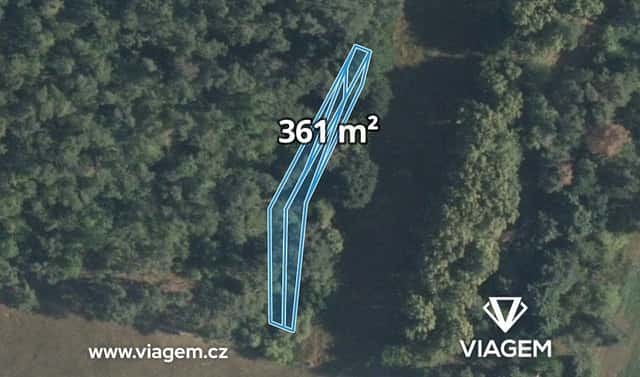 Prodej lesa 361 m², Sudovo Hlavno, okres Praha-východ