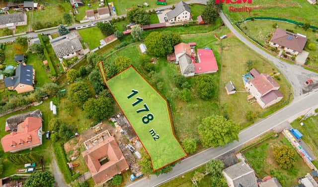 Prodej stavebního pozemku 1 178 m², Kunčina, okres Svitavy