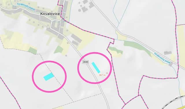 Prodej pole 20 288 m², Kovalovice, okres Brno-venkov