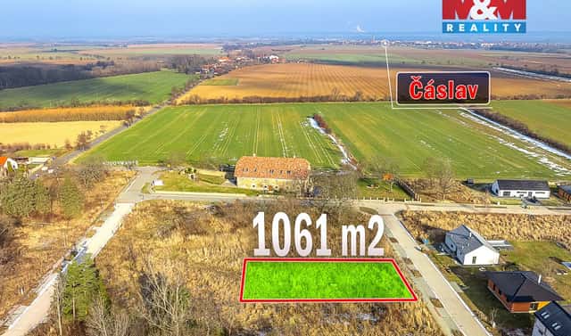 Prodej stavebního pozemku 1 061 m², Žáky – Štrampouch, okres Kutná Hora
