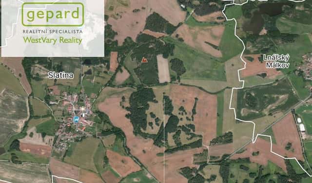 Prodej pole 43 500 m², Slatina, okres Klatovy
