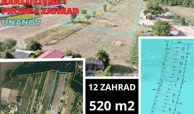 Prodej zahrady 520 m², Únanov, okres Znojmo
