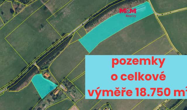 Prodej pole 18 750 m², Dobré – Chmeliště, okres Rychnov nad Kněžnou
