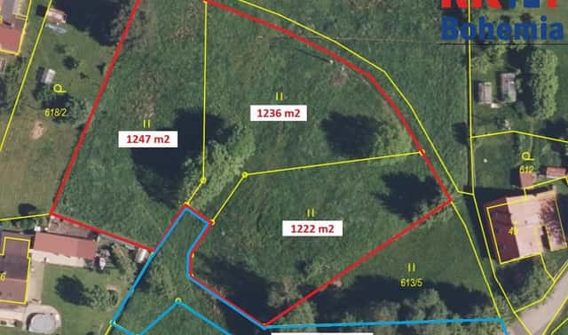 Prodej stavebního pozemku 3 705 m², Žacléř – Bobr, okres Trutnov