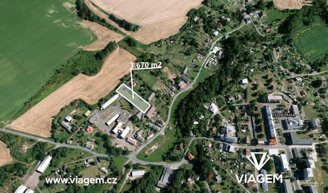 Prodej stavebního pozemku 3 670 m², Osoblaha, okres Bruntál