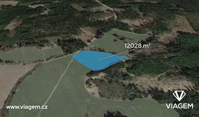 Prodej pole 12 028 m², Lodhéřov, okres Jindřichův Hradec