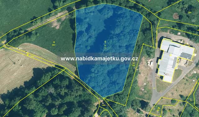 Prodej pole 9 476 m², Bezdružice, okres Tachov
