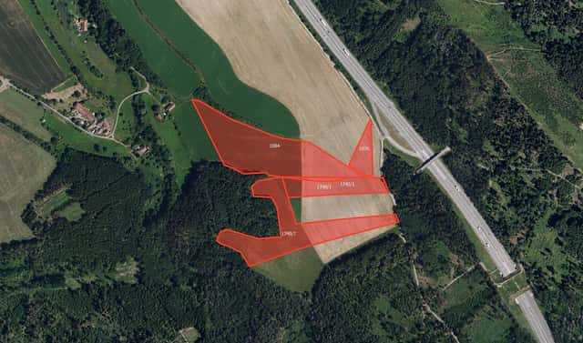 Prodej pole 54 659 m², Říčky, okres Brno-venkov