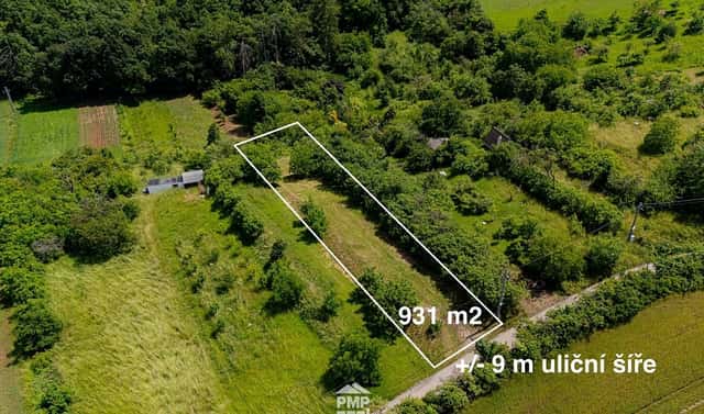 Prodej zahrady 931 m², Střelice, okres Brno-venkov