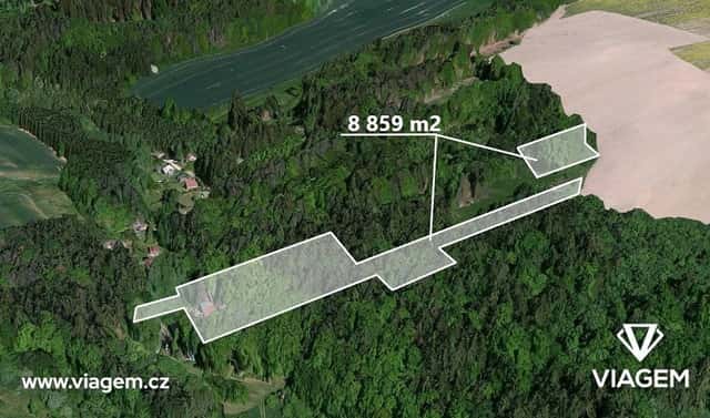 Prodej lesa 7 382 m², Ondřejov, okres Praha-východ