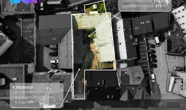Prodej nájemního domu, činžáku 798 m², M. R. Štefánika, Šumperk