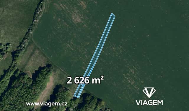 Prodej pole 1 313 m², Velký Ořechov, okres Zlín