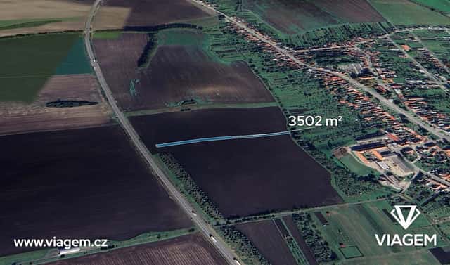 Prodej pole 1 167 m², Bánov, okres Uherské Hradiště