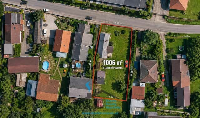 Prodej stavebního pozemku 1 006 m², Hněvčeves, okres Hradec Králové