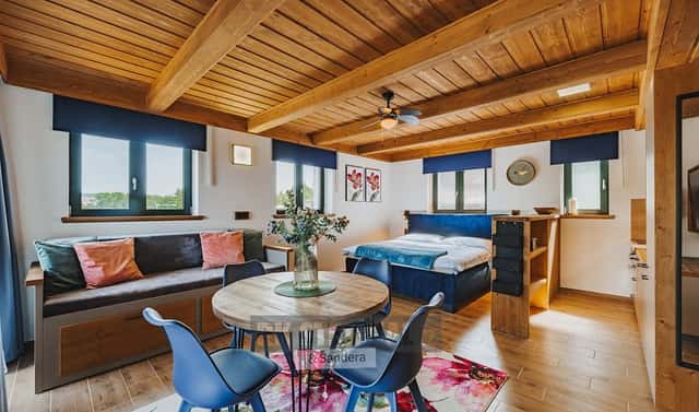 Pronájem bytu 1+kk 42 m², Frymburk, okres Český Krumlov