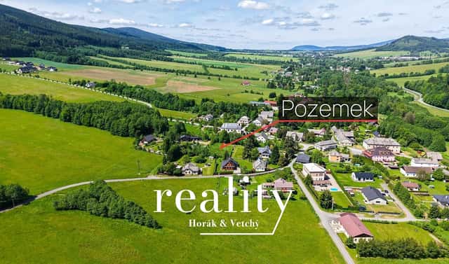 Prodej stavebního pozemku 1 417 m², Červená Voda – Mlýnický Dvůr, okres Ústí nad Orlicí