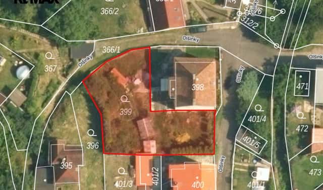 Prodej stavebního pozemku 539 m², Olšinky, Ústí nad Labem – Svádov