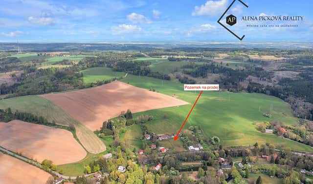 Prodej stavebního pozemku 1 500 m², Horní Bradlo, okres Chrudim