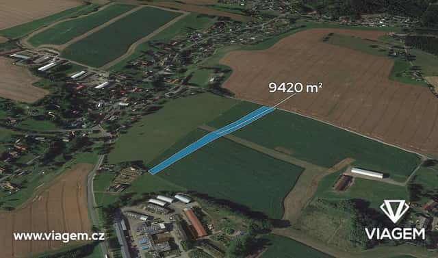 Prodej pole 5 495 m², Stružinec, okres Semily