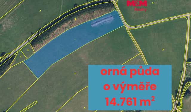 Prodej pole 14 761 m², Dobré – Chmeliště, okres Rychnov nad Kněžnou