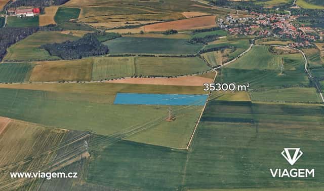 Prodej pole 5 883 m², Chýnice, okres Praha-západ