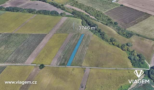 Prodej pole 1 873 m², Sedlec, okres Břeclav
