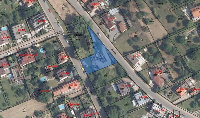 Prodej stavebního pozemku 817 m², Praha 5