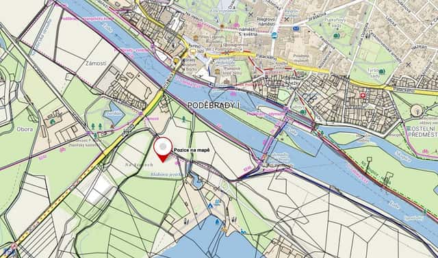 Prodej louky 16 548 m², Poděbrady, okres Nymburk