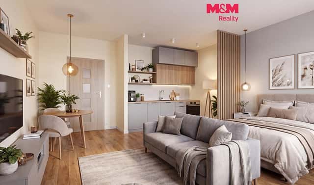 Prodej bytu 1+kk 31 m², U Pivovarské zahrady, Ústí nad Labem – Krásné Březno