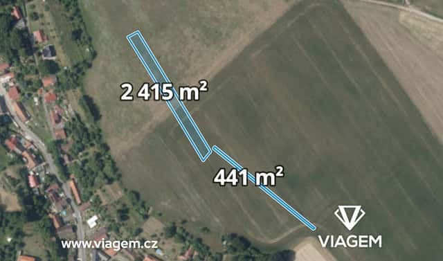 Prodej pole 818 m², Církvice, okres Kolín