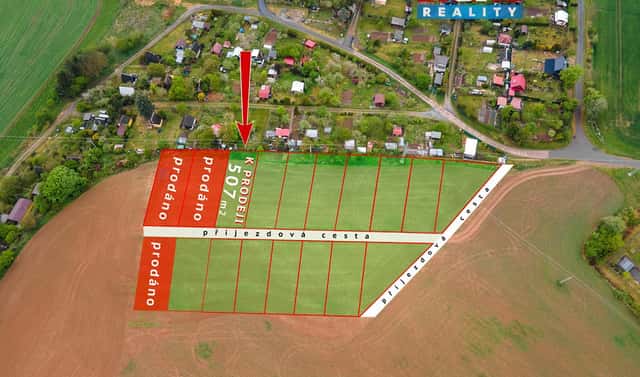 Prodej pole 507 m², Moravská Třebová – Město, okres Svitavy
