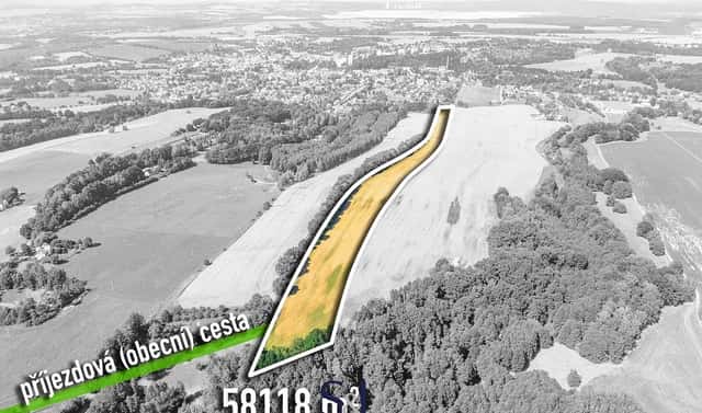 Prodej pole 58 118 m², Hrádek nad Nisou – Donín, okres Liberec
