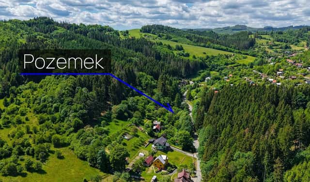 Prodej stavebního pozemku 2 295 m², Janišov, Vsetín – Rokytnice