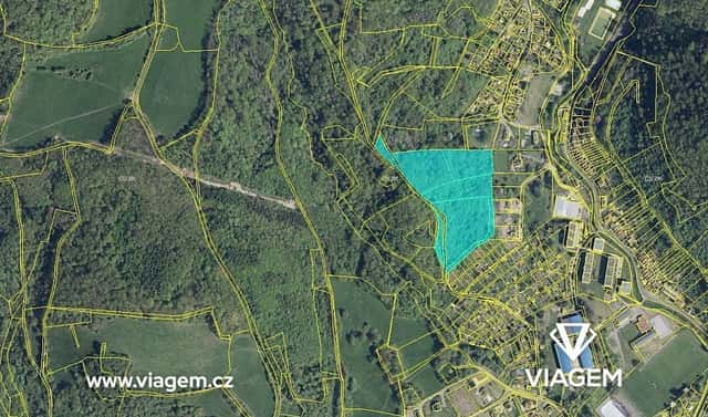 Prodej lesa 26 984 m², Povrly, okres Ústí nad Labem