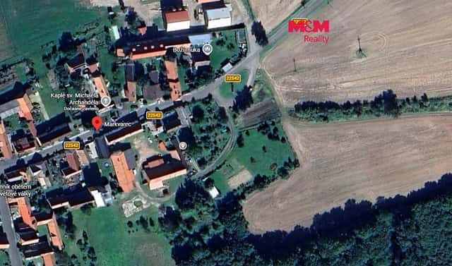 Prodej stavebního pozemku 1 849 m², Hřivice – Markvarec, okres Louny
