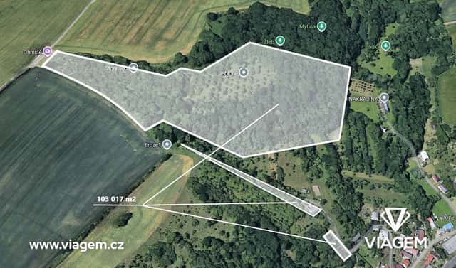 Prodej pole 143 m², Šarovy, okres Zlín