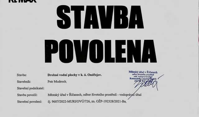 Prodej vodní plochy 8 264 m², Ondřejov, okres Praha-východ