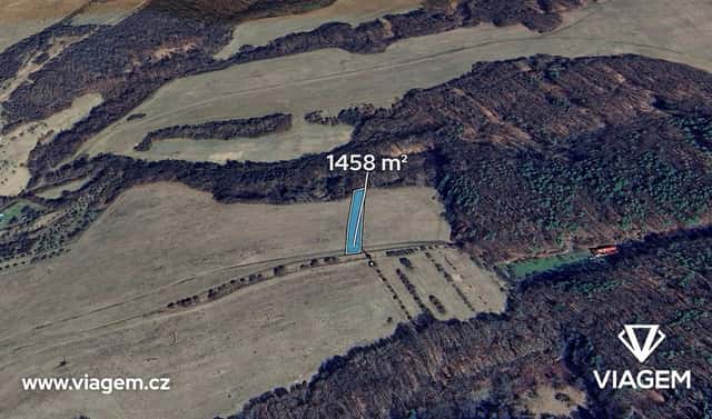 Prodej pole 1 458 m², Hřivínův Újezd, okres Zlín