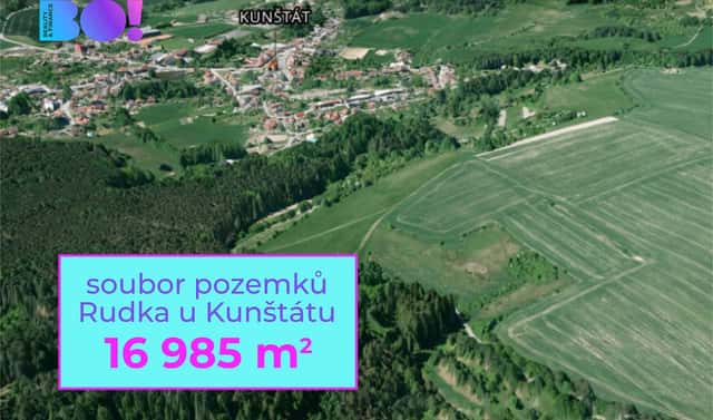 Prodej pole 16 985 m², Kunštát, okres Blansko