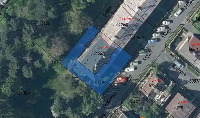 Prodej stavebního pozemku 30 m², Chomutov