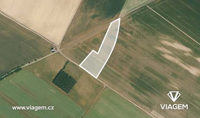 Prodej pole 4 453 m², Sudovo Hlavno, okres Praha-východ