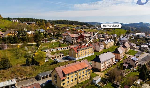 Prodej bytu 3+1 59 m², Pod Homolkou, Vimperk – Vimperk III, okres Prachatice