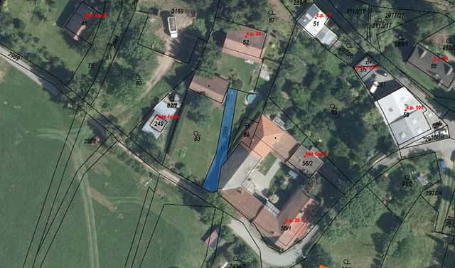 Prodej zahrady 54 m², Proseč, okres Chrudim